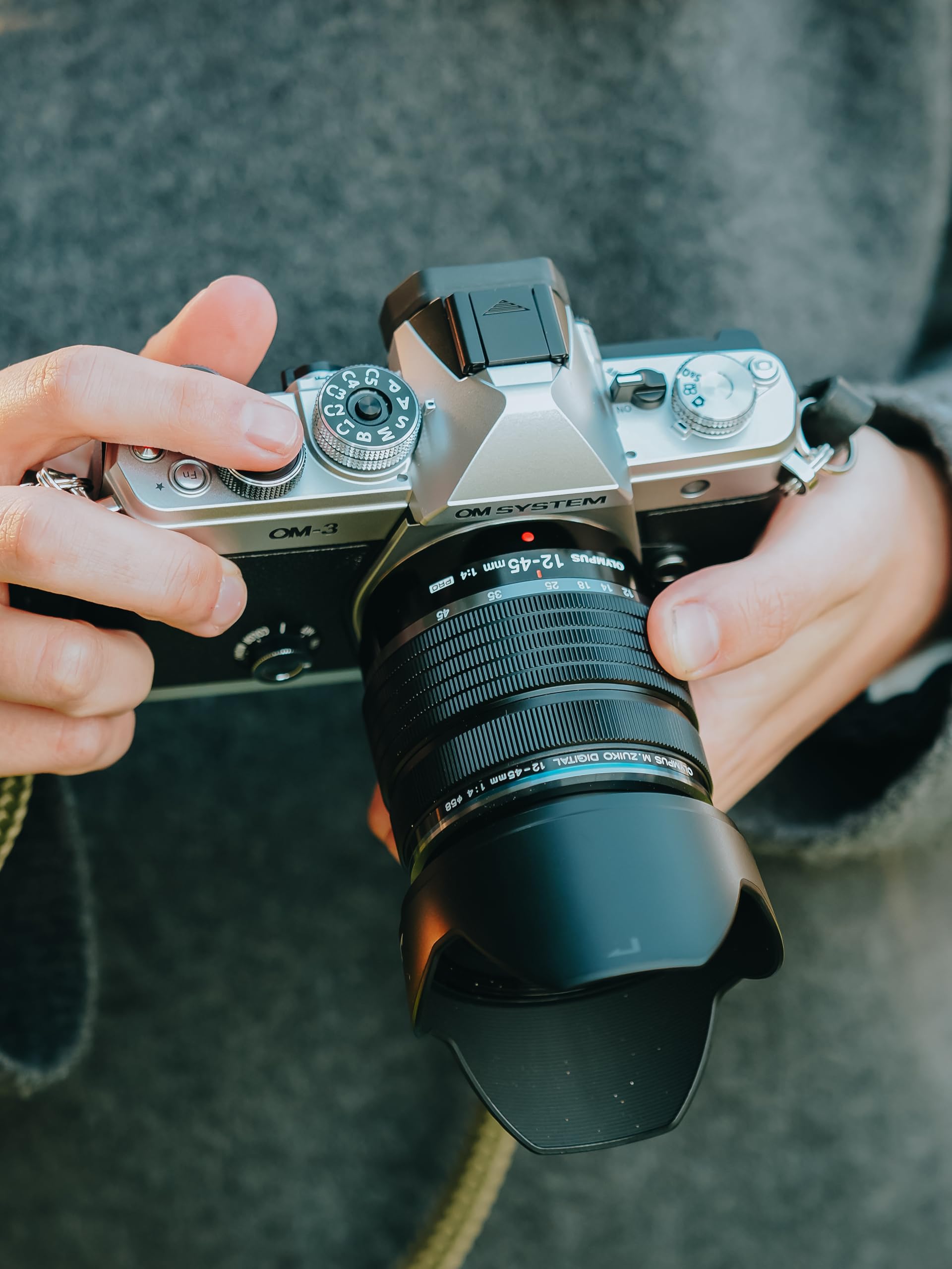 OM SYSTEM Olympus OM-3 Silver Micro Four Thirds System Camera M